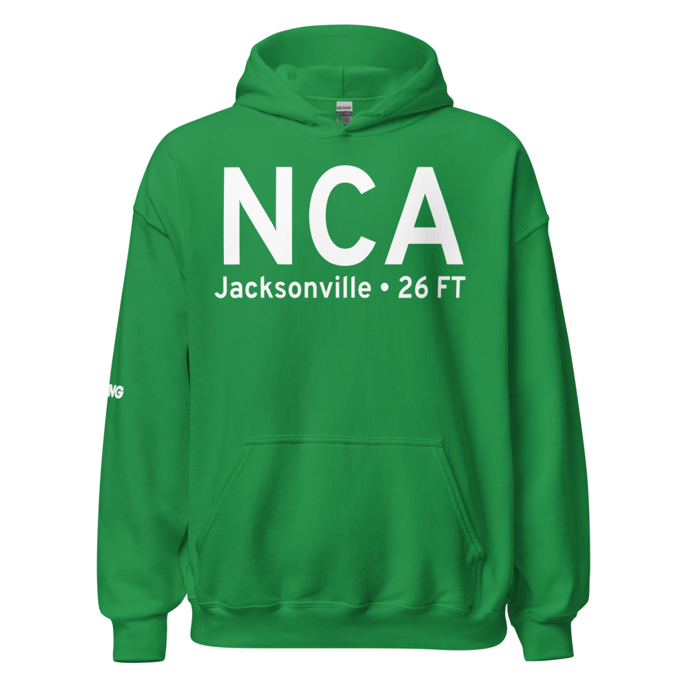 Jacksonville (KNCA) Airport Hoodie Sweatshirt 
