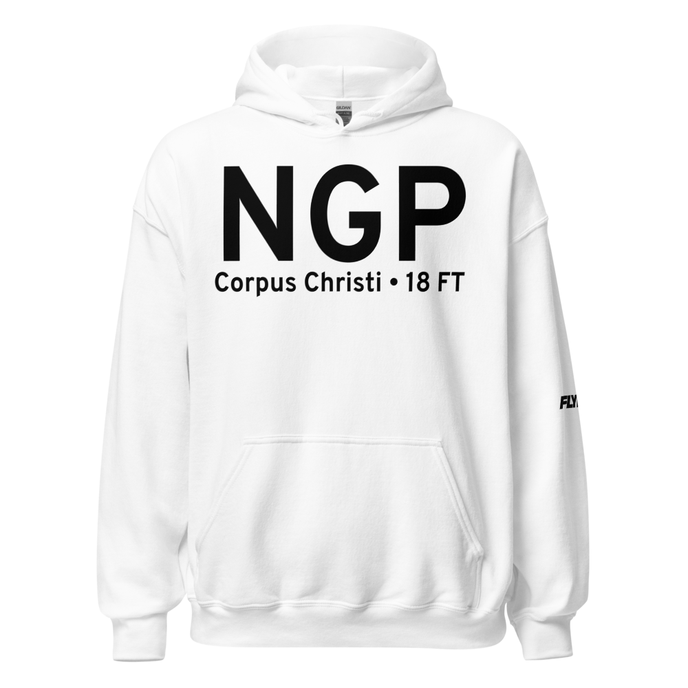 Corpus Christi (KNGP) Airport Hoodie Sweatshirt 
