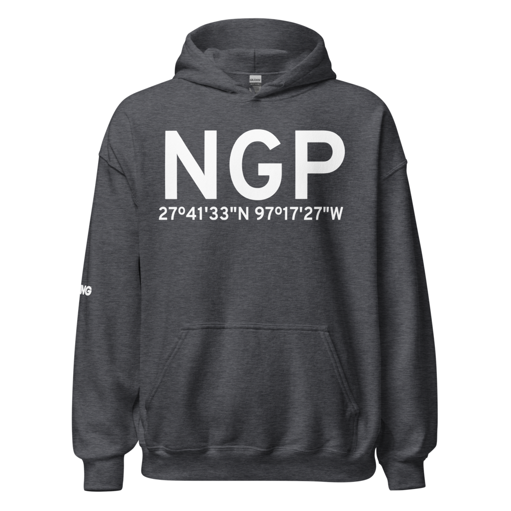 Corpus Christi (KNGP) Airport Hoodie Sweatshirt 