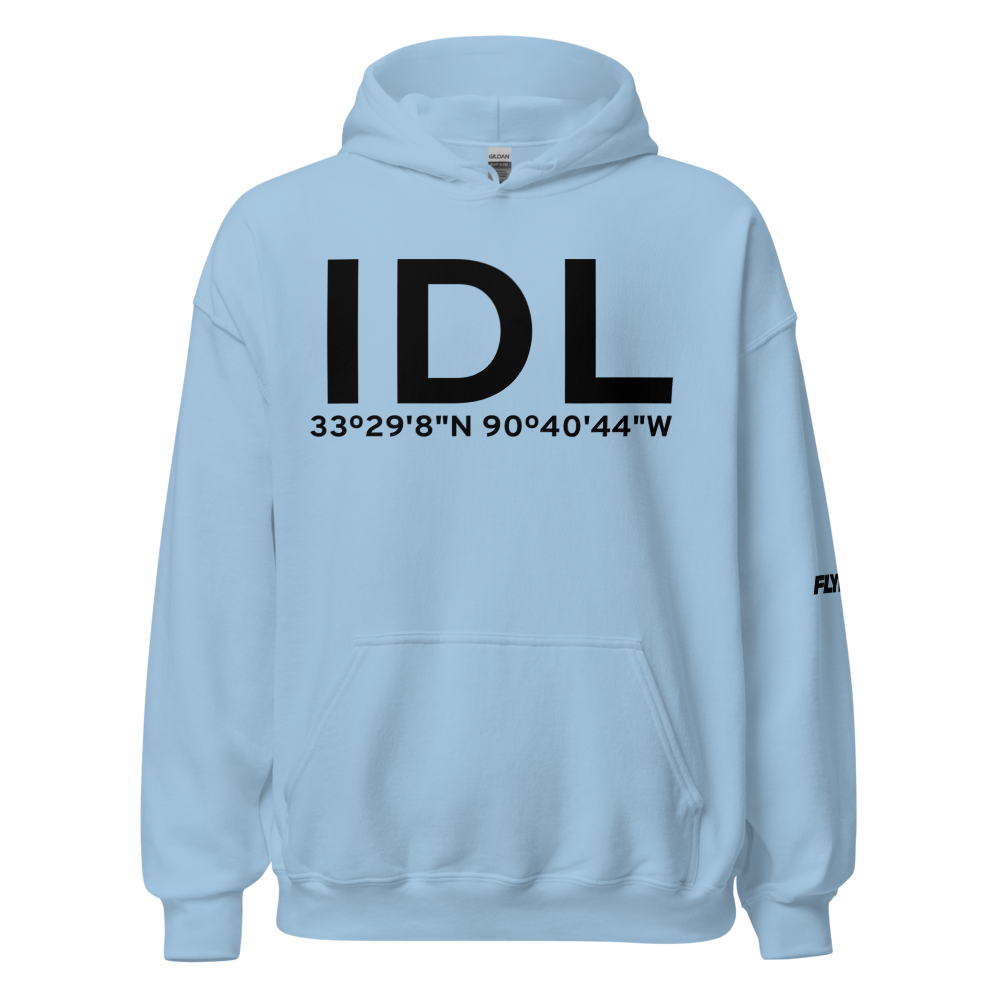 Indianola (KIDL) Airport Hoodie Sweatshirt 