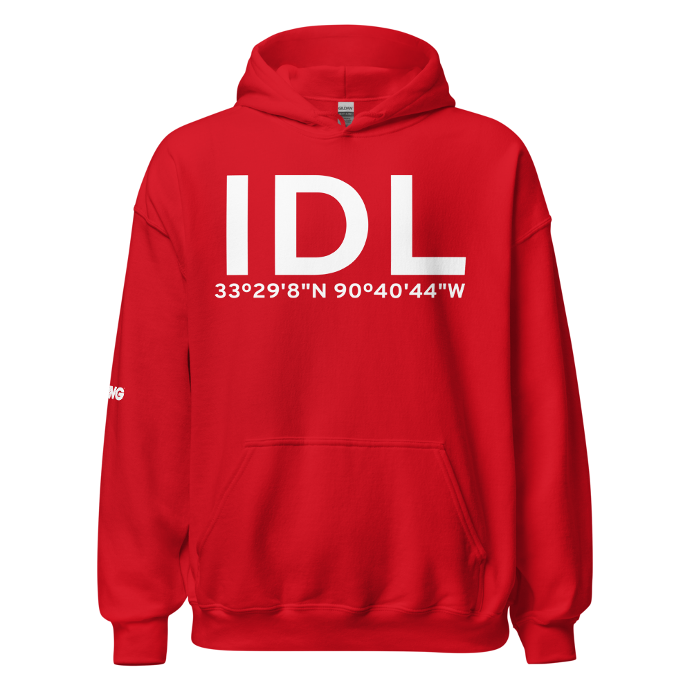 Indianola (KIDL) Airport Hoodie Sweatshirt 