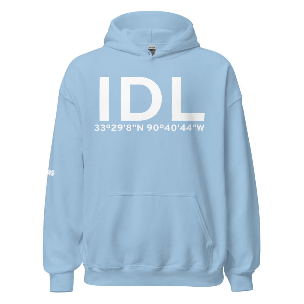 Indianola (KIDL) Airport Hoodie Sweatshirt 