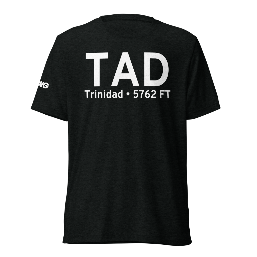 Trinidad (KTAD) Airport Tri-blend T-Shirt 