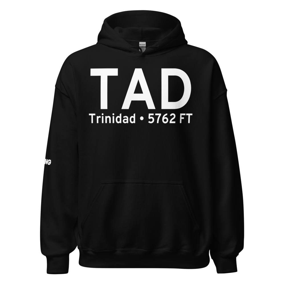 Trinidad (KTAD) Airport Hoodie Sweatshirt 
