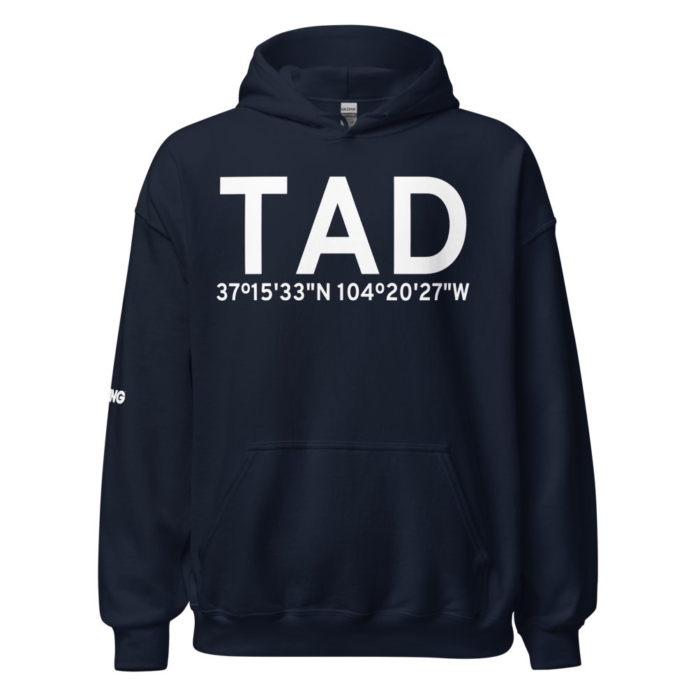 Trinidad (KTAD) Airport Hoodie Sweatshirt 