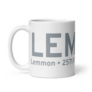 Lemmon (KLEM) Airport Mug