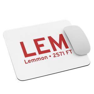 Lemmon (KLEM) Airport  Mouse Pad