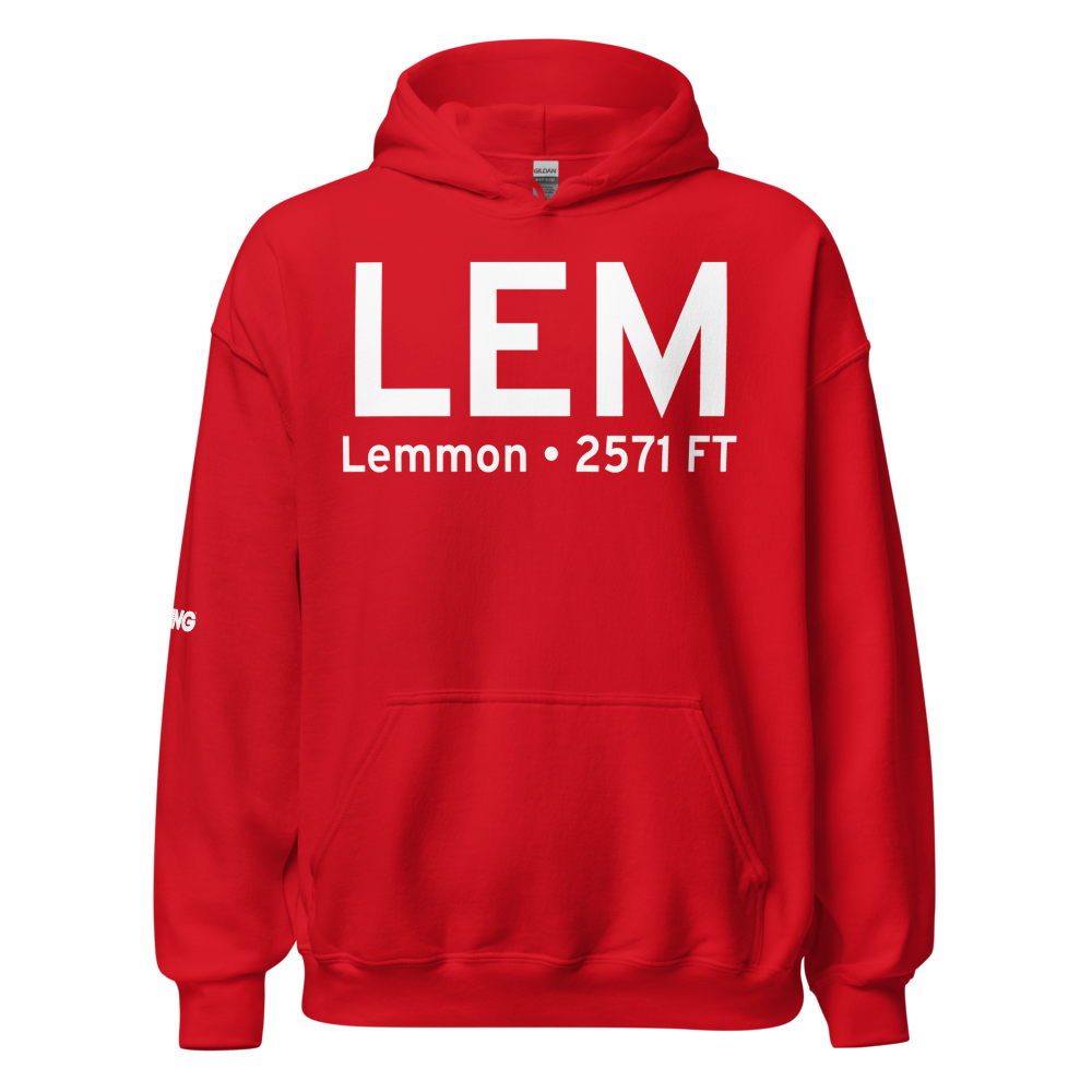 Lemmon (KLEM) Airport Hoodie Sweatshirt 