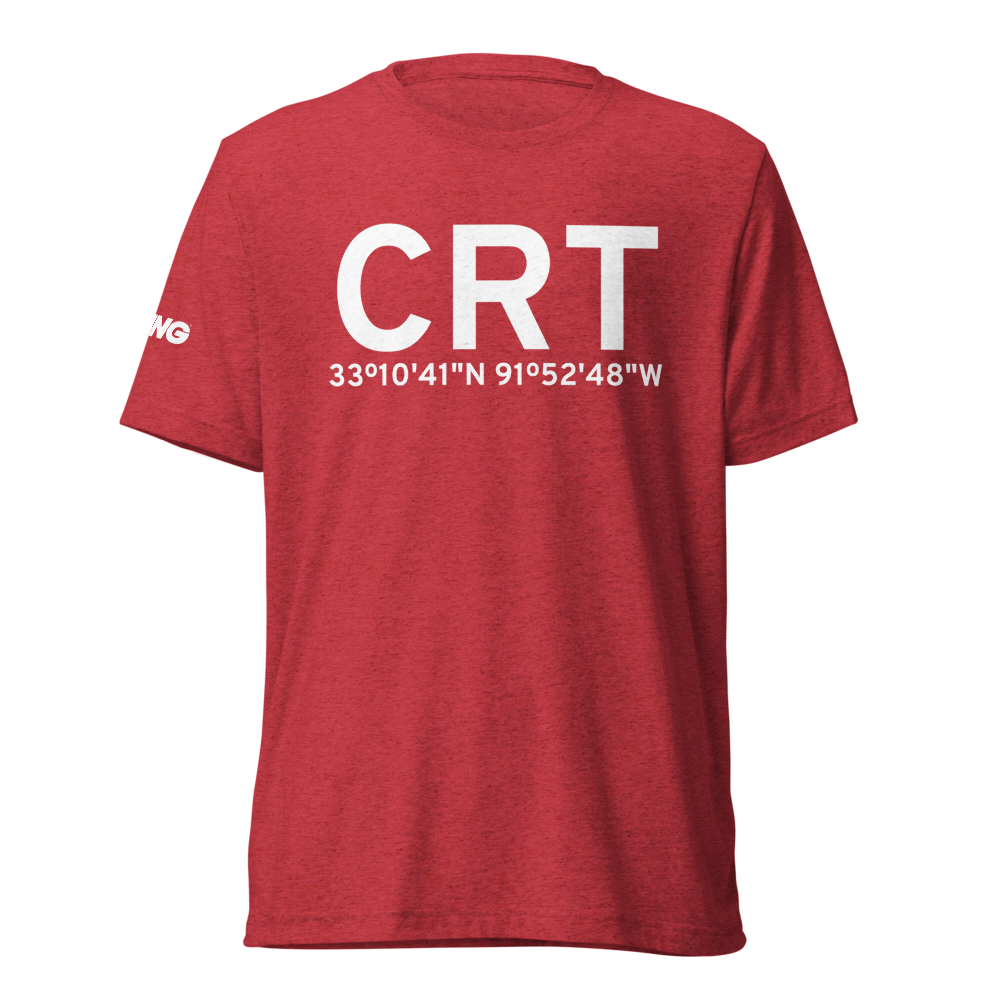 Crossett (KCRT) Airport Tri-blend T-Shirt 
