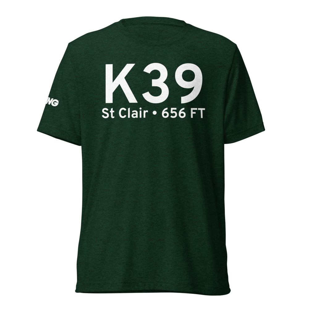 St Clair (KK39) Airport Tri-blend T-Shirt 