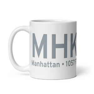 Manhattan (KMHK) Airport Mug
