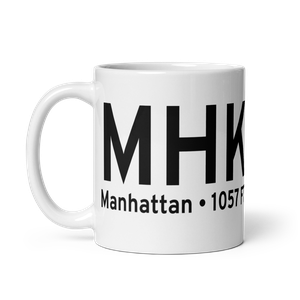 Manhattan (KMHK) Airport Mug