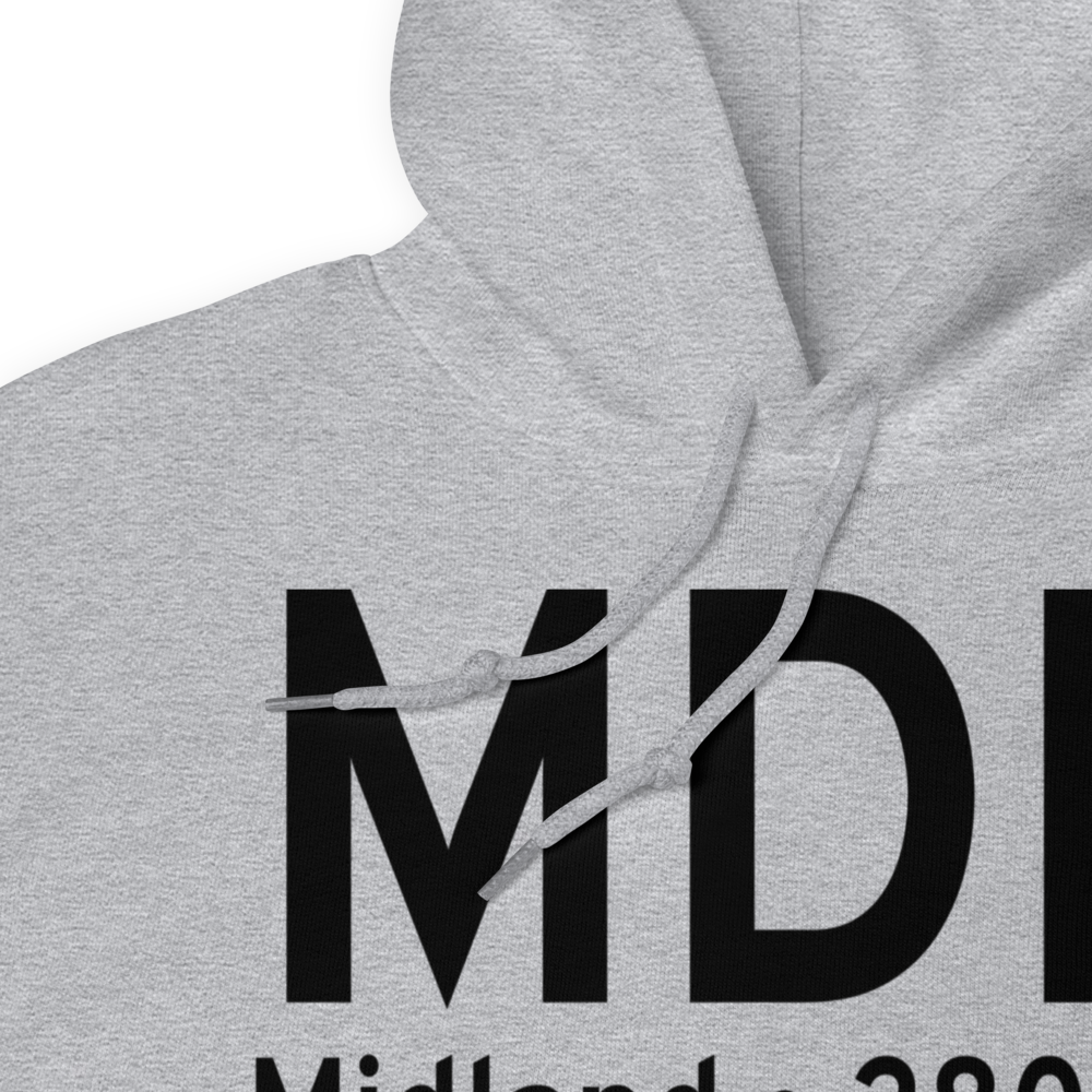 Midland (KMDD) Airport Hoodie Sweatshirt 
