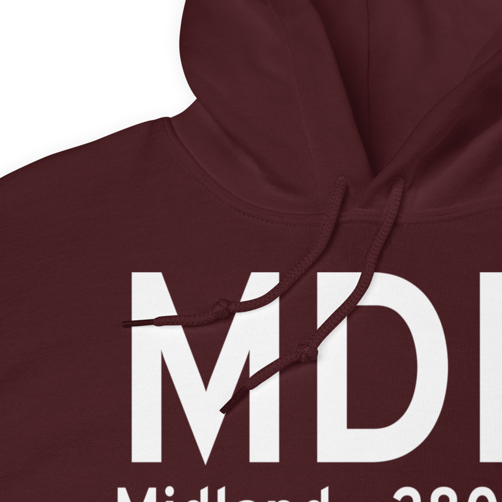 Midland (KMDD) Airport Hoodie Sweatshirt 