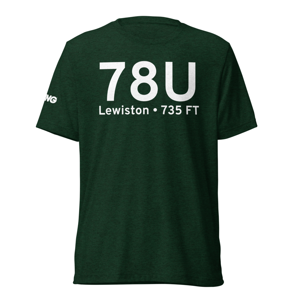 Lewiston (78U) Airport Tri-blend T-Shirt 