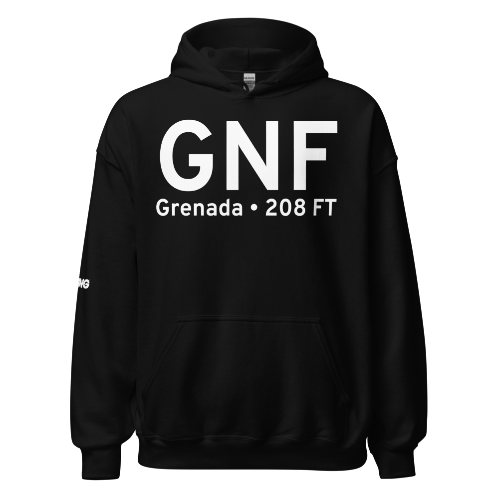Grenada (KGNF) Airport Hoodie Sweatshirt 