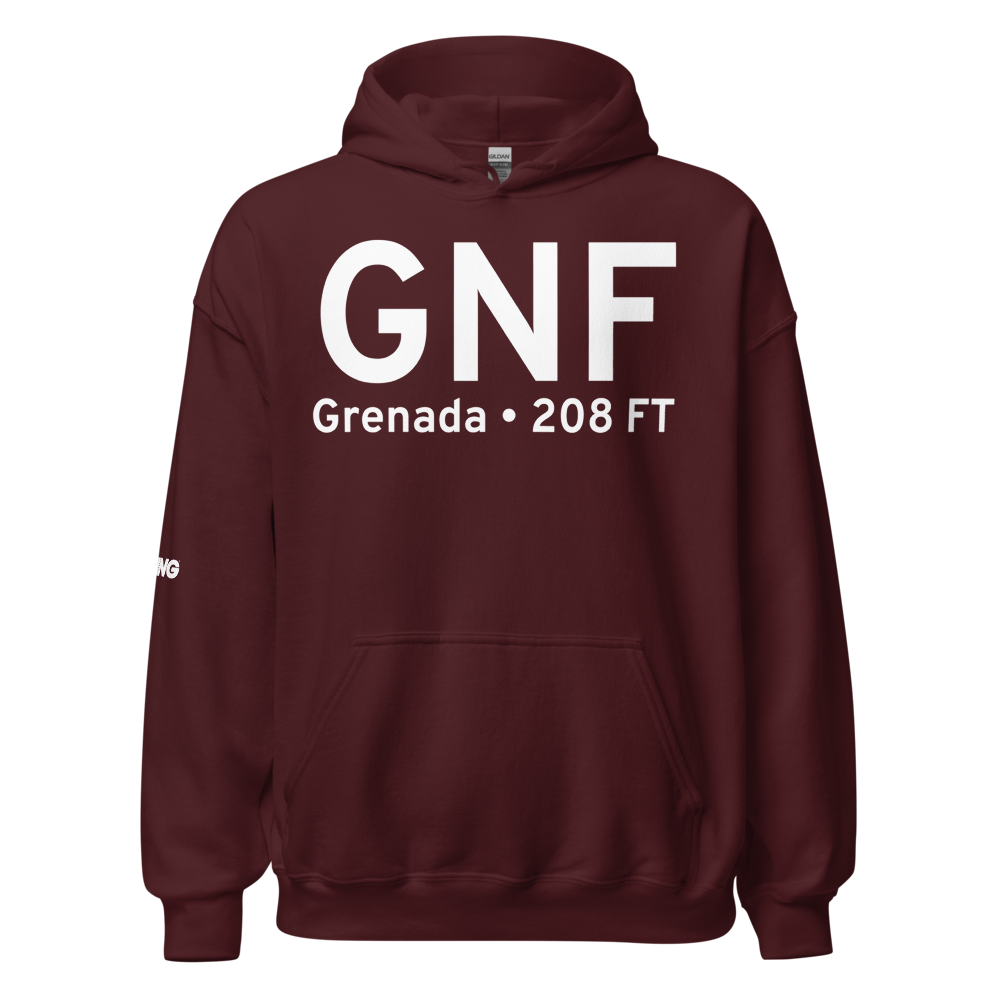 Grenada (KGNF) Airport Hoodie Sweatshirt 
