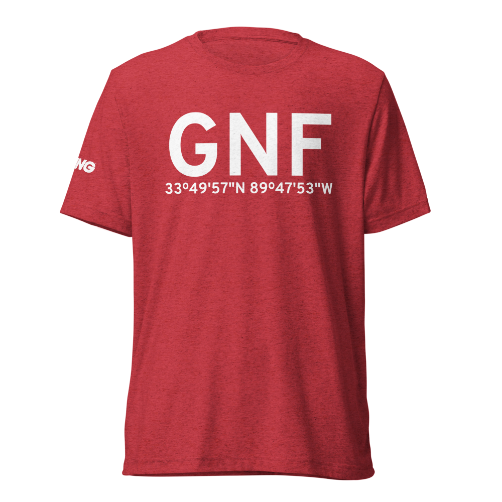 Grenada (KGNF) Airport Tri-blend T-Shirt 