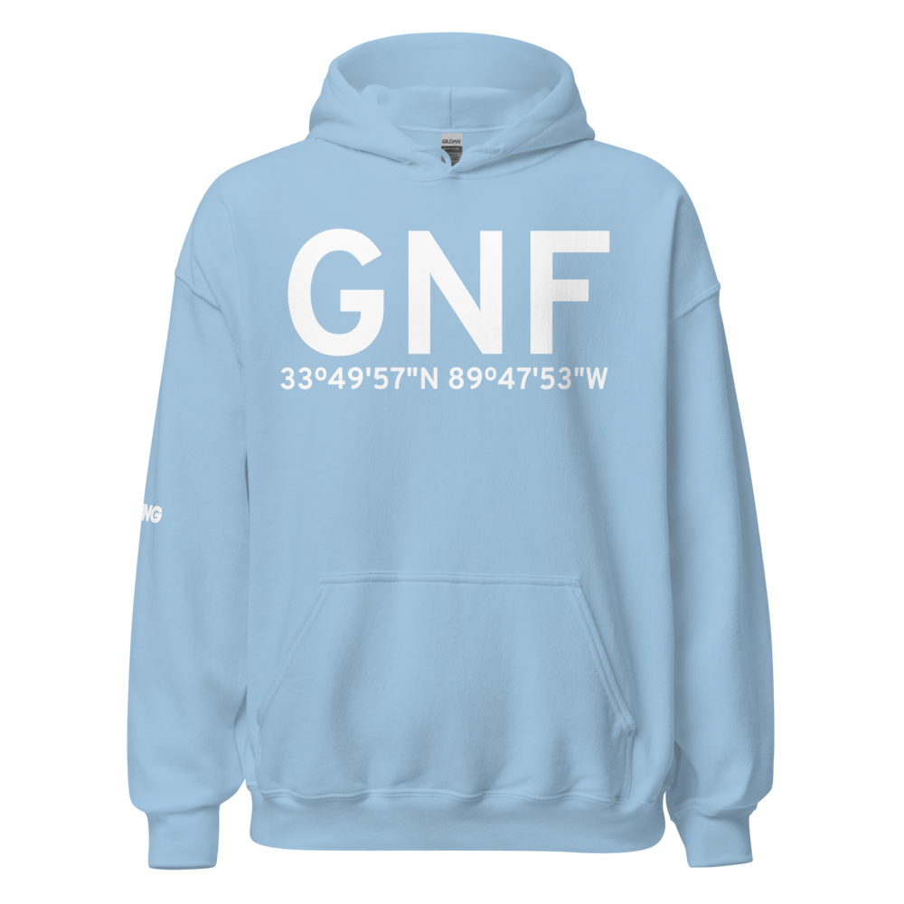 Grenada (KGNF) Airport Hoodie Sweatshirt 