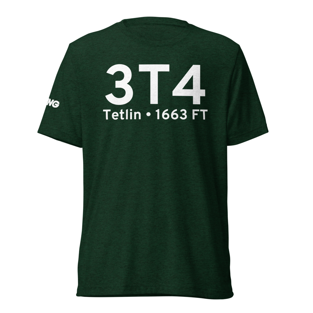 Tetlin (3T4) Airport Tri-blend T-Shirt 