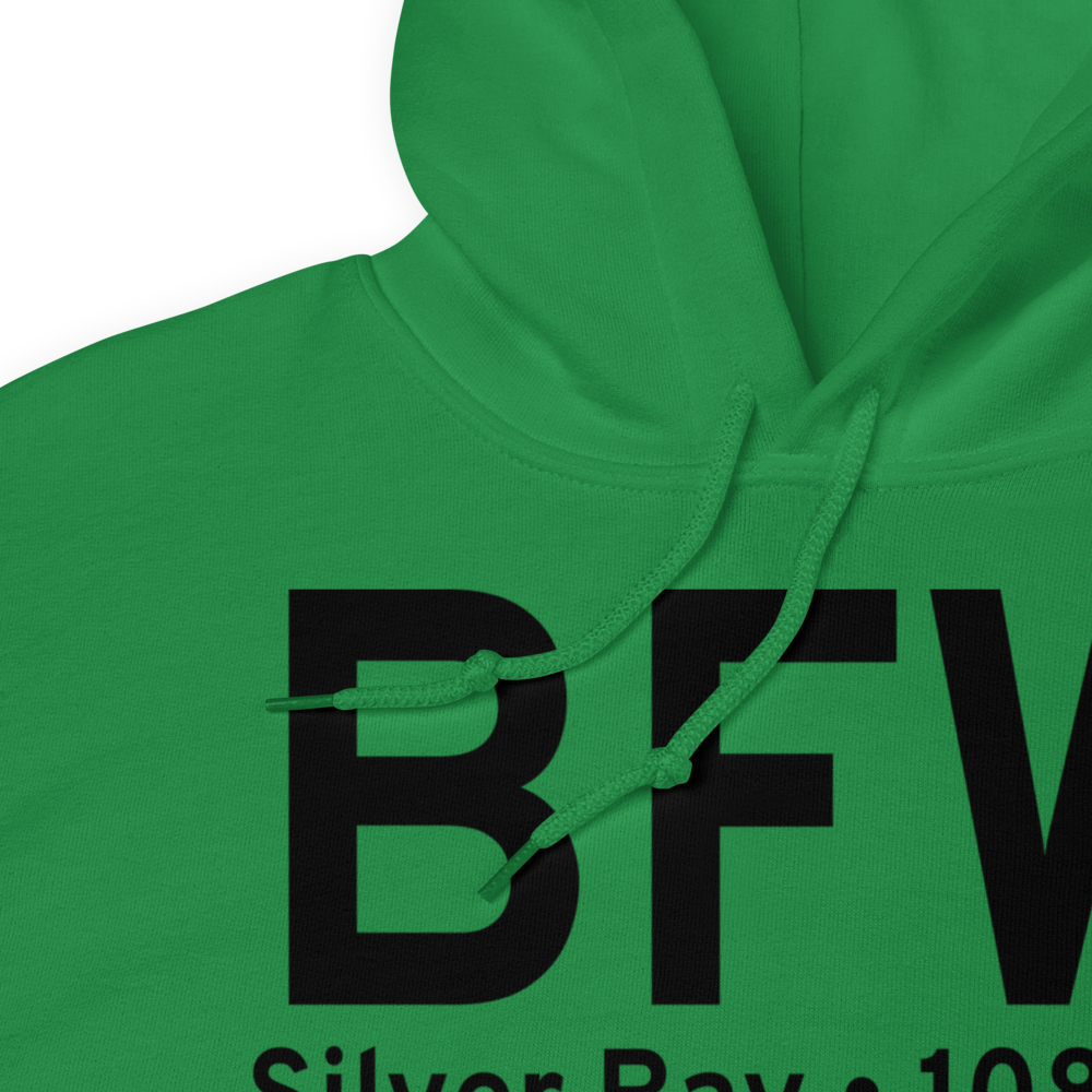 Silver Bay (KBFW) Airport Hoodie Sweatshirt 