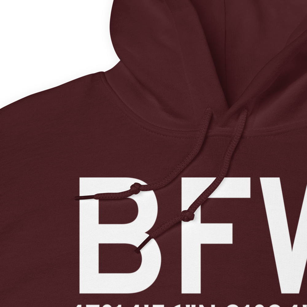 Silver Bay (KBFW) Airport Hoodie Sweatshirt 