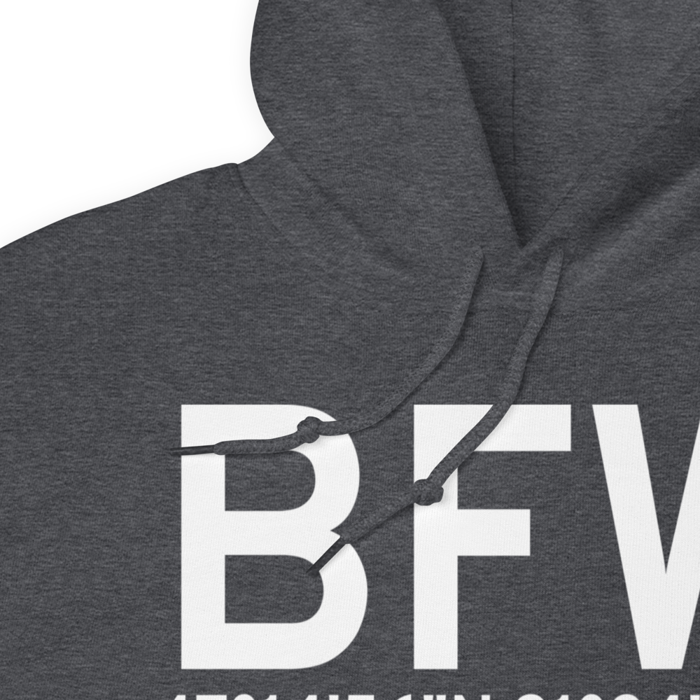 Silver Bay (KBFW) Airport Hoodie Sweatshirt 