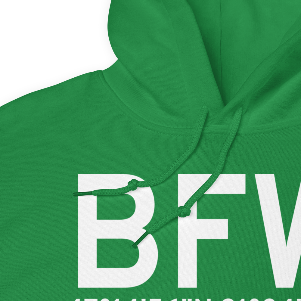 Silver Bay (KBFW) Airport Hoodie Sweatshirt 