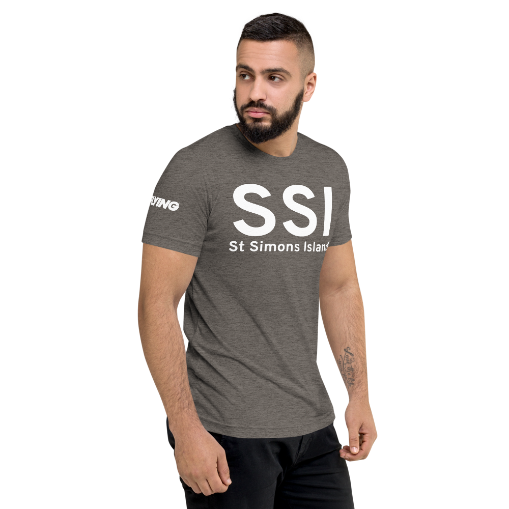 St Simons Island (KSSI) Airport Tri-blend T-Shirt 