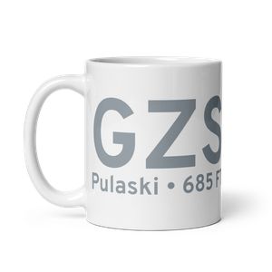 Pulaski (KGZS) Airport Mug