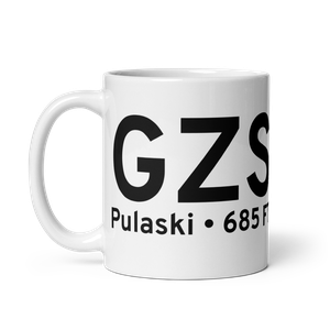 Pulaski (KGZS) Airport Mug