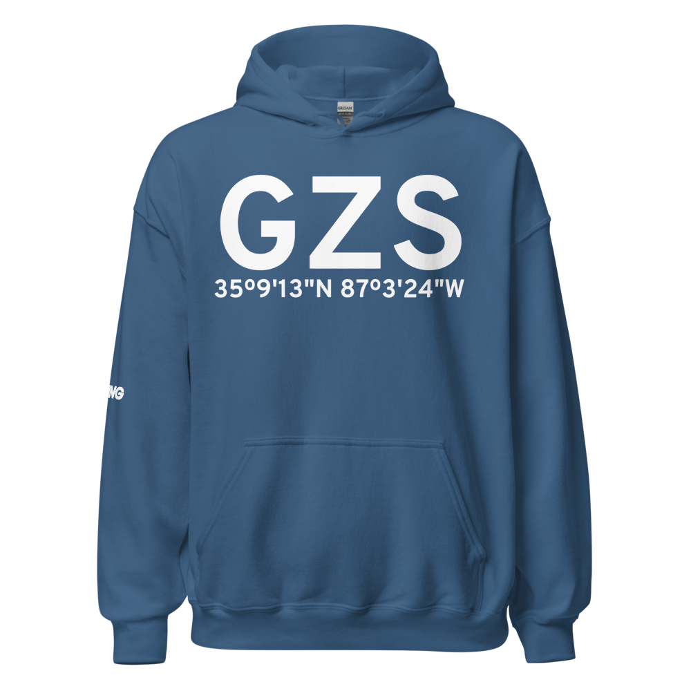 Pulaski (KGZS) Airport Hoodie Sweatshirt 