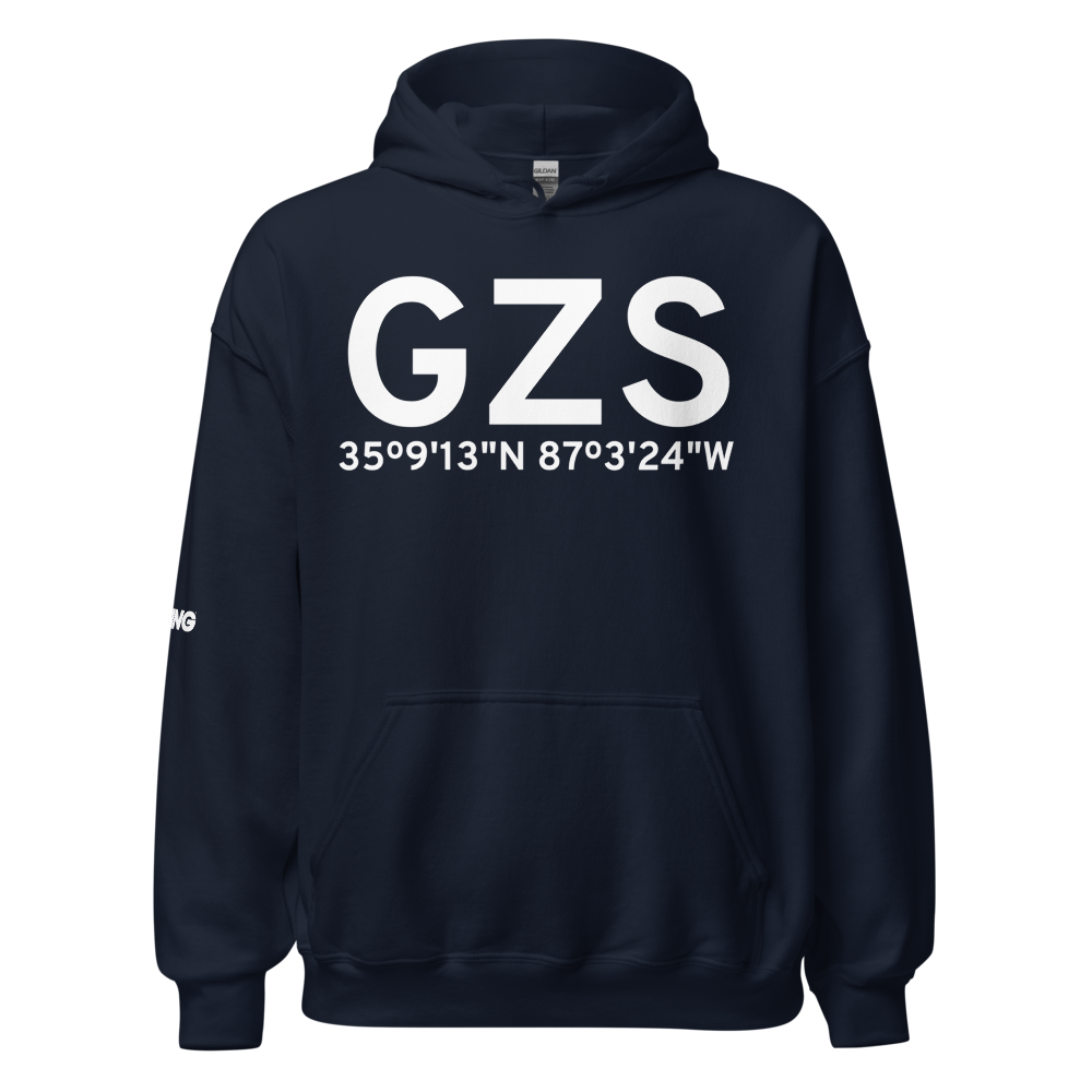 Pulaski (KGZS) Airport Hoodie Sweatshirt 
