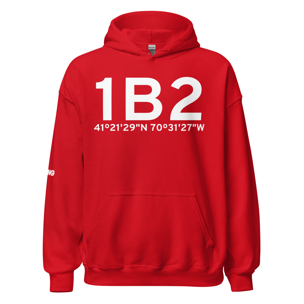 Edgartown (K1B2) Airport Hoodie Sweatshirt 