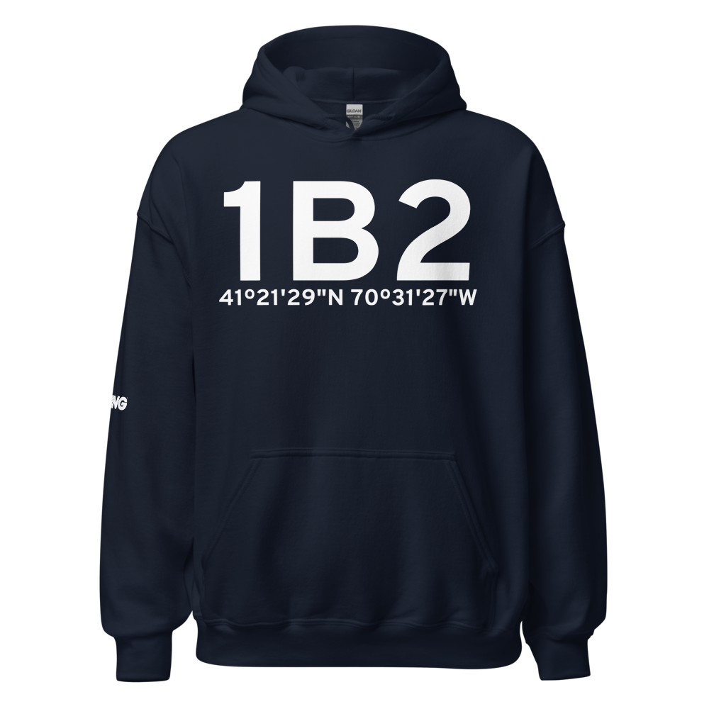 Edgartown (K1B2) Airport Hoodie Sweatshirt 