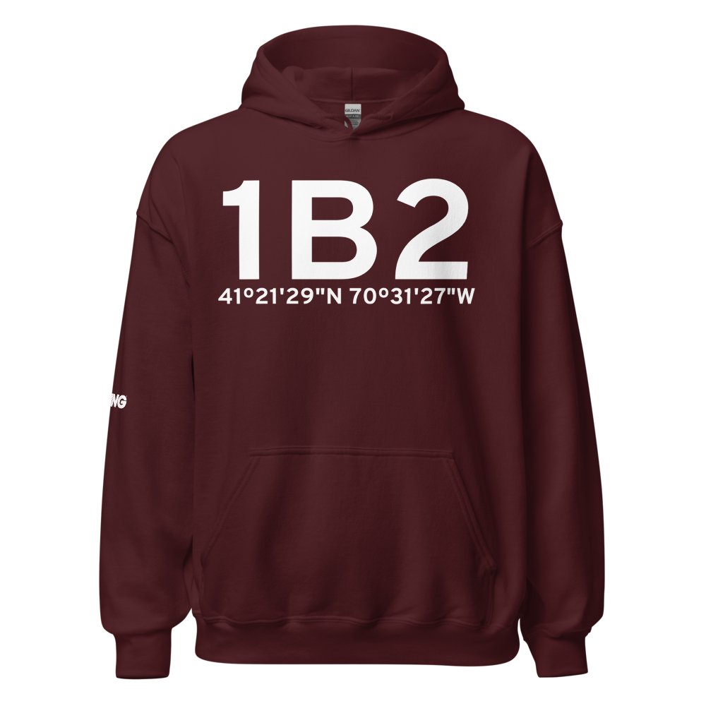 Edgartown (K1B2) Airport Hoodie Sweatshirt 