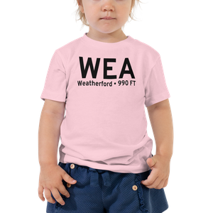 Weatherford (WEA) Airport Toddler T-Shirt