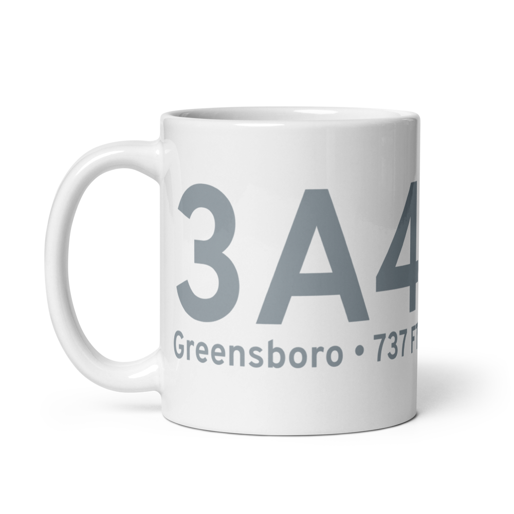 Greensboro (K3A4) Airport Mug 