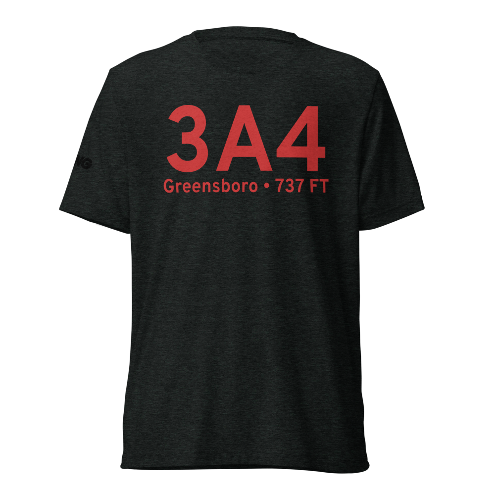 Greensboro (K3A4) Airport Tri-blend T-Shirt 