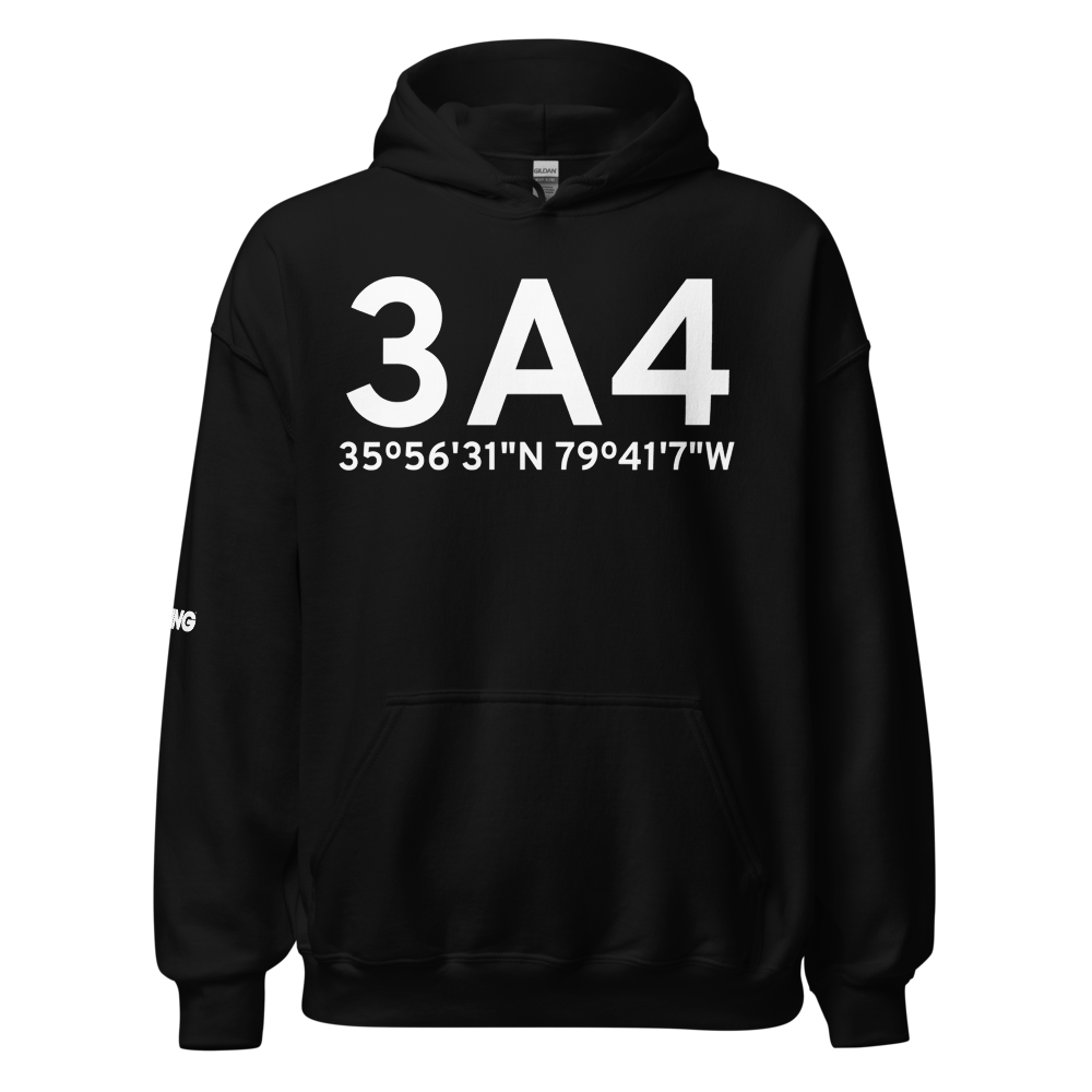 Greensboro (K3A4) Airport Hoodie Sweatshirt 