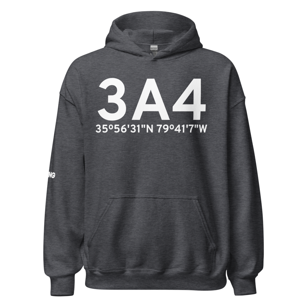 Greensboro (K3A4) Airport Hoodie Sweatshirt 