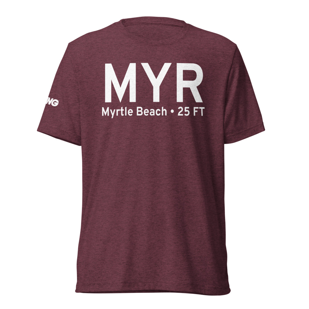 Myrtle Beach (KMYR) Airport Tri-blend T-Shirt 