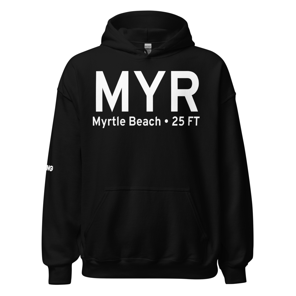 Myrtle Beach (KMYR) Airport Hoodie Sweatshirt 