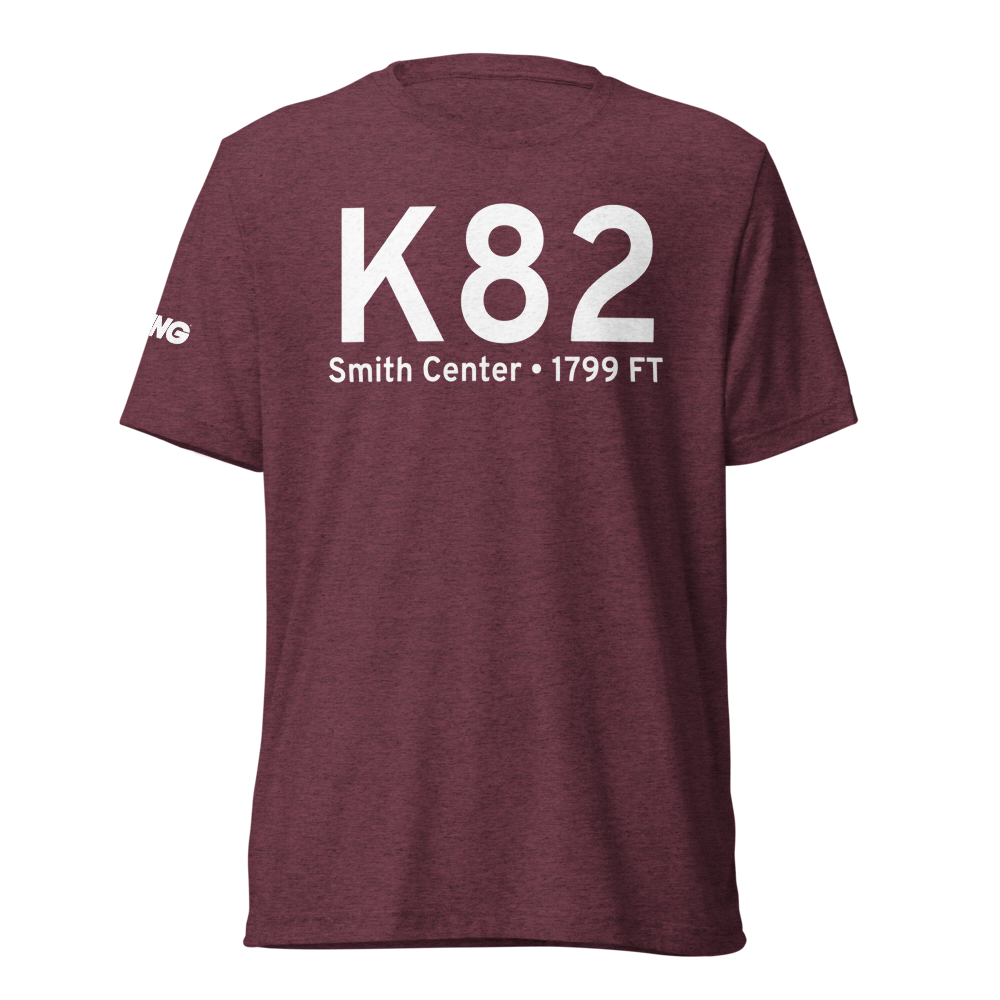 Smith Center (KK82) Airport Tri-blend T-Shirt 