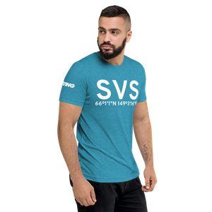 Stevens Village (SVS) Airport Tri-blend T-Shirt