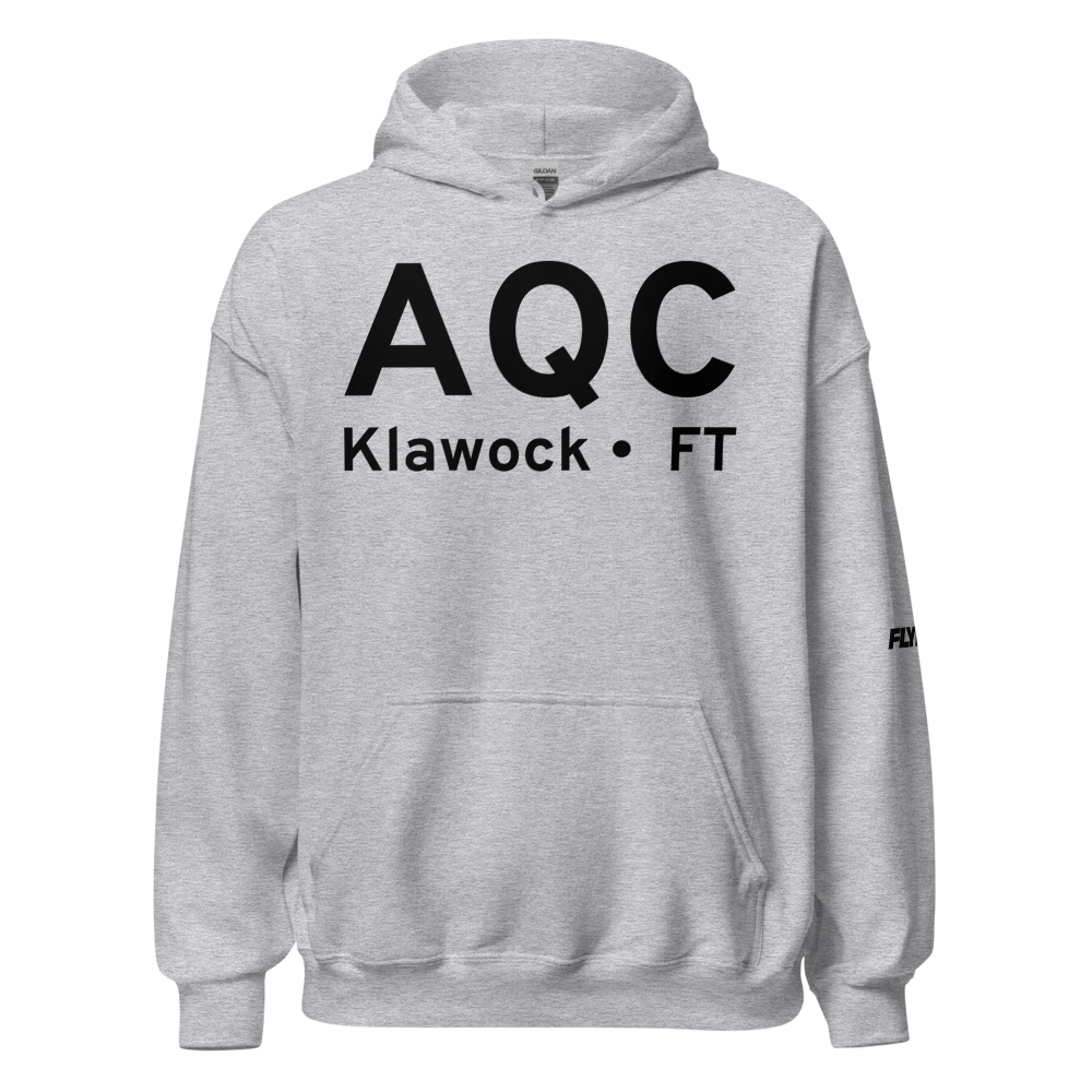 Klawock (PAQC) Airport Hoodie Sweatshirt 