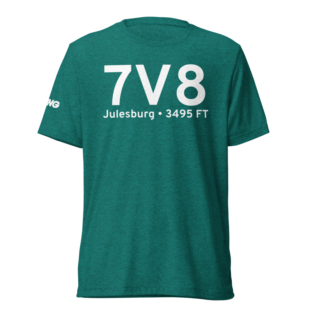 Julesburg (K7V8) Airport Tri-blend T-Shirt 