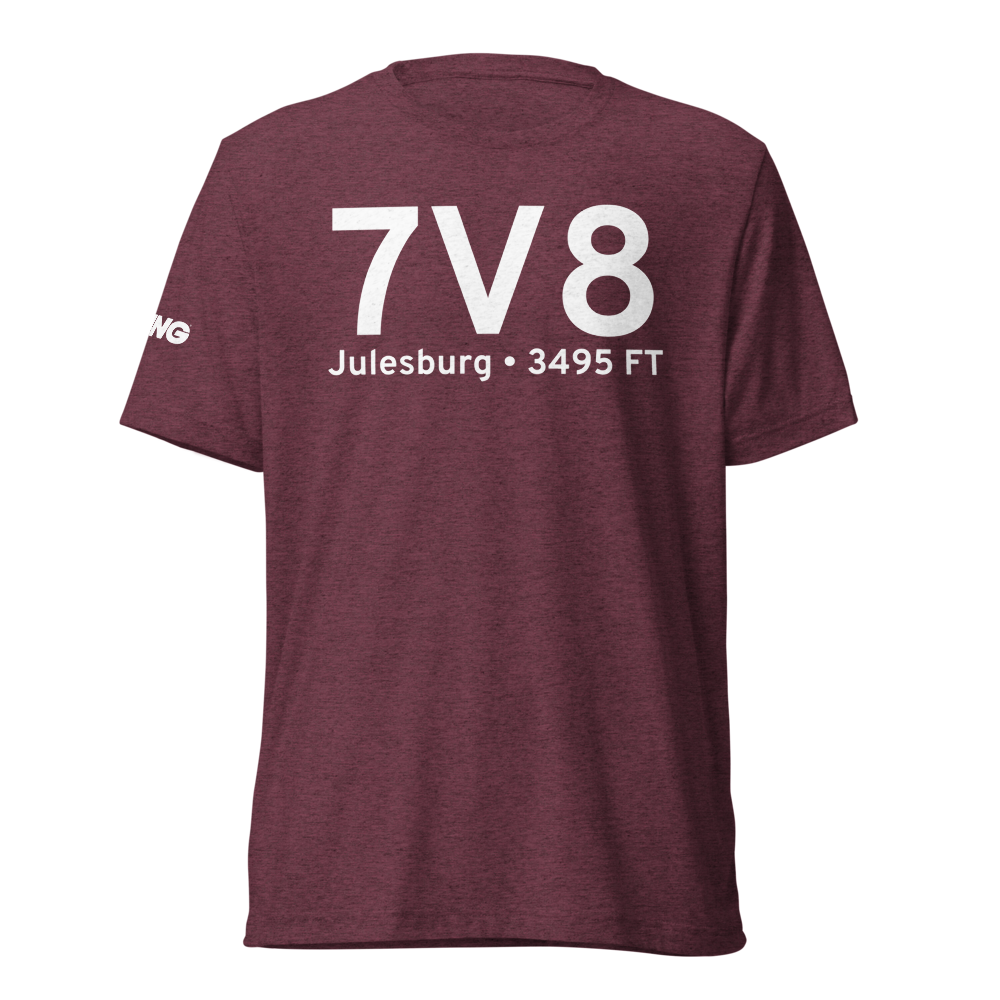 Julesburg (K7V8) Airport Tri-blend T-Shirt 