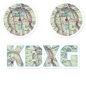 Burke County Airport (BXG) VFR Sectional Sticker Pack
