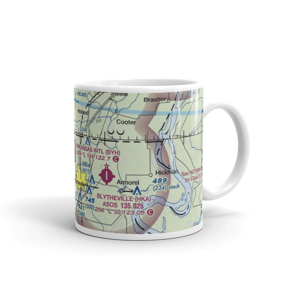 Arkansas International Airport (BYH) VFR Sectional  Mug 